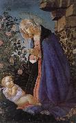 Sandro Botticelli Our Lady of the Son and the sleeping France oil painting artist